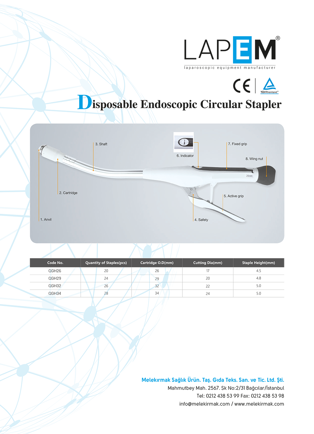 Disposable Endoscopic Circular Stapler
