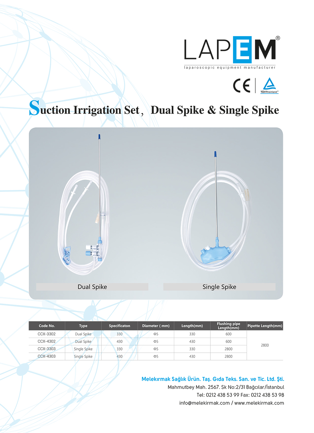 Suction Irrigation Set